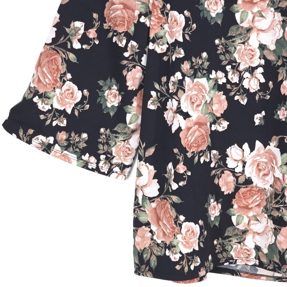 French Laundry Floral Cold Shoulder Top Women's 3X Lace Cottagecore Fairy Whimsy - Picture 14 of 15